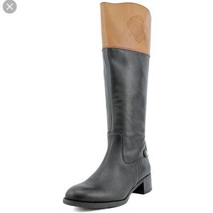 Franco Sarto Chipper Leather Riding Boots